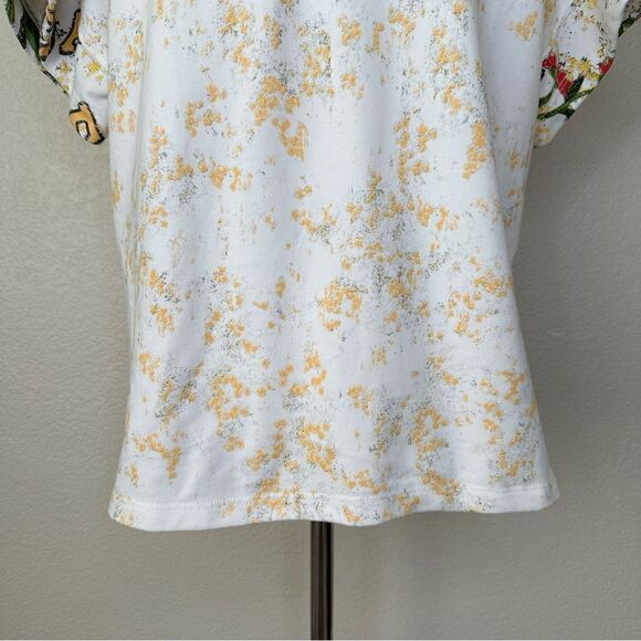 Anthropologie Daily Practice Emrbroidered Short Sleeves Hoodie - Picture 11 of 13